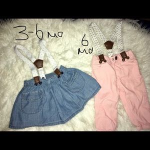 Carter’s 3&3-6 mo Baby Girl Bottoms Bundle